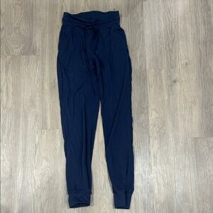 Lululemon Athletica Dark Blue High-Waisted Joggers